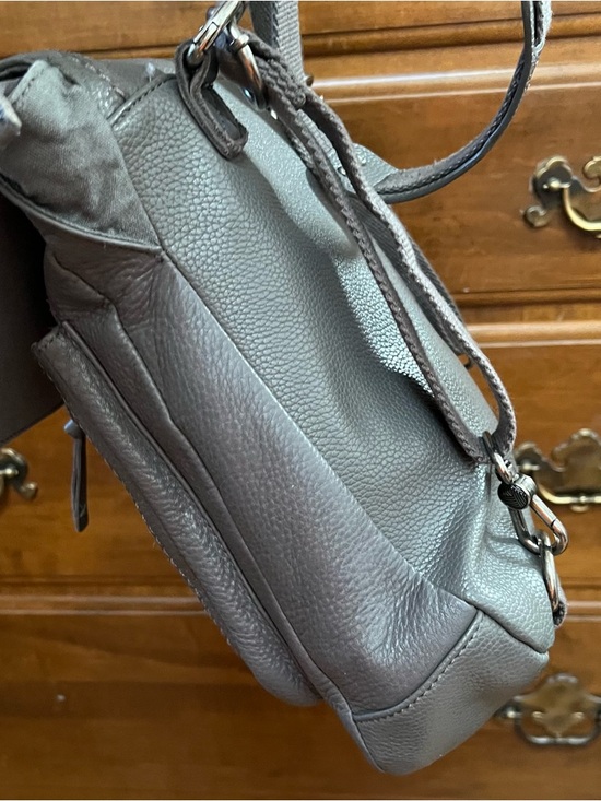 The Sak Slate Gray Pebbled Leather Convertible Backpack main image 10